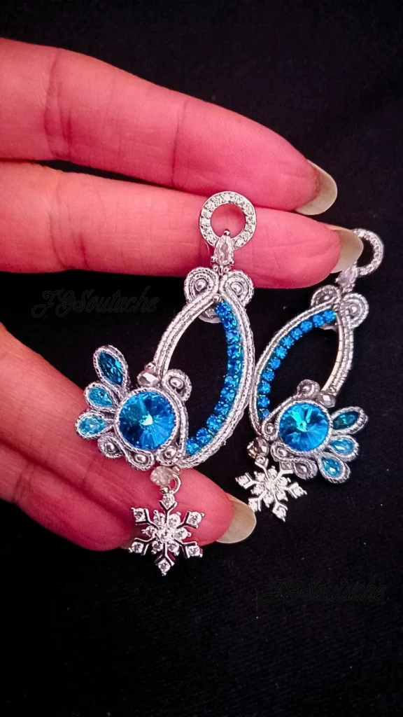 karácsonyi ragyogás egy különleges sujtásfülbevalú által